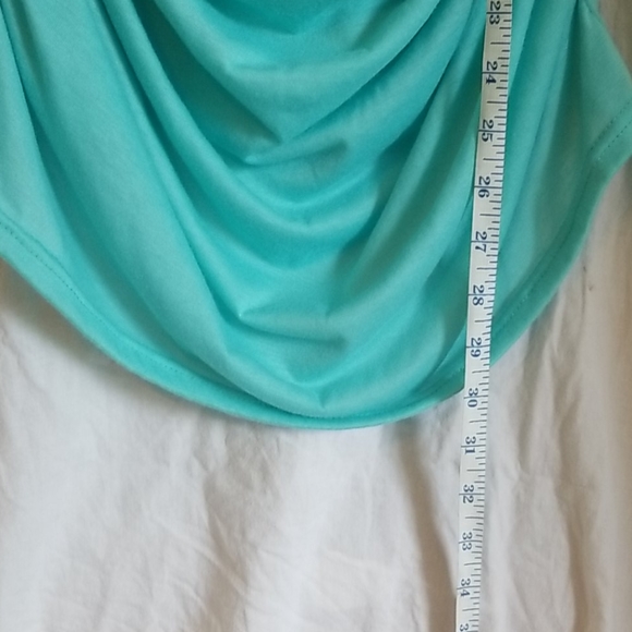 3xl super soft cowl neck top with side ruching - Picture 5 of 5